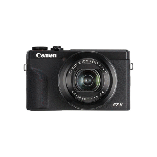 Canon PowerShot G7X Mark III 4K UHD 20.1MP f/2.8 Digital Camera - Black
